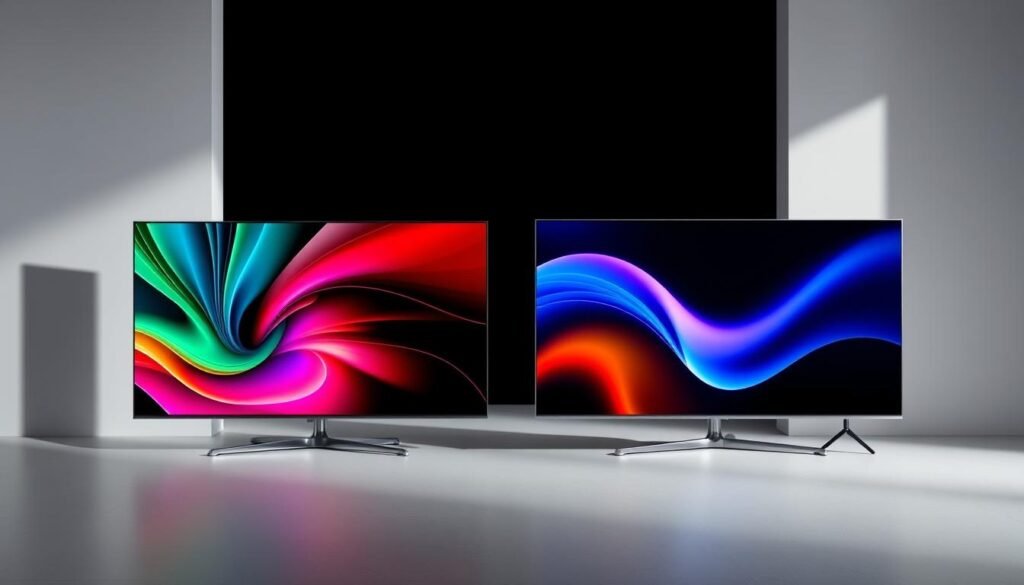 diferenças entre qled e oled