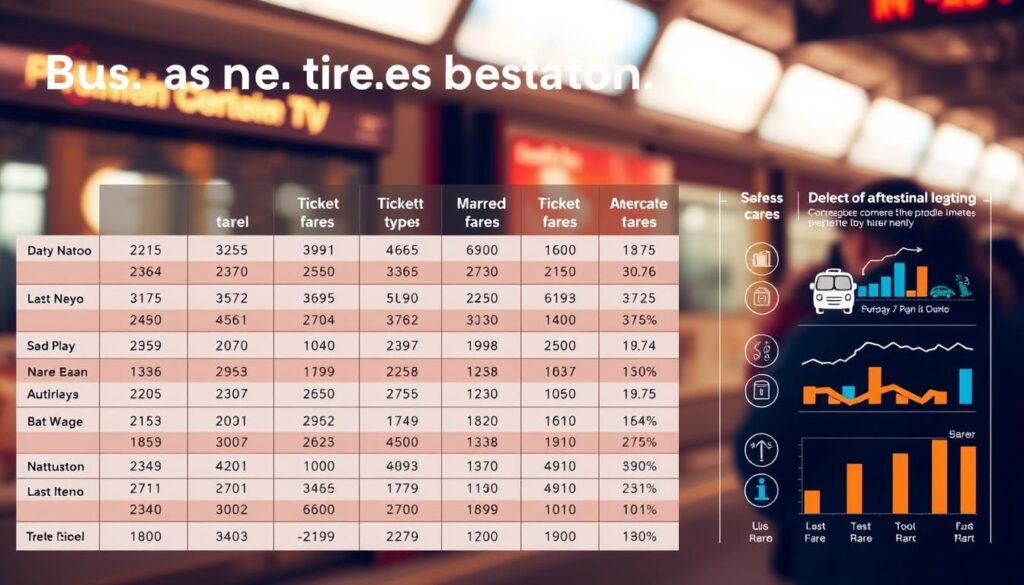 comparação de tarifas de ônibus comparação de tarifas de ônibus