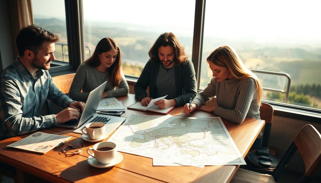 planejamento de viagens